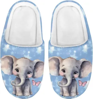 DISNIMO Boys Girls Toddler House Slippers,Kids Warm Slip On Home Slippers Cute Winter Nonslip Indoor Slippers