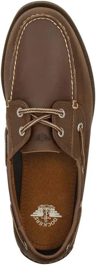 DOCKERS Men's Vargas Leather Casual Classic Boat Shoe
