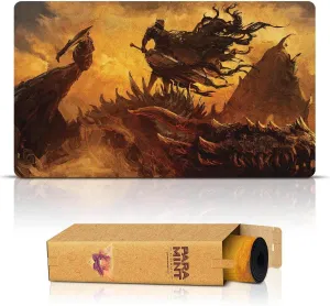 Dragon Slayer (Stitched) - MTG Playmat by Anato Finnstark, Berserk Anime - Compatible with Magic The Gathering Playmat - Play MTG, YuGiOh, TCG - Original Play Mat Art Designs & Accessories