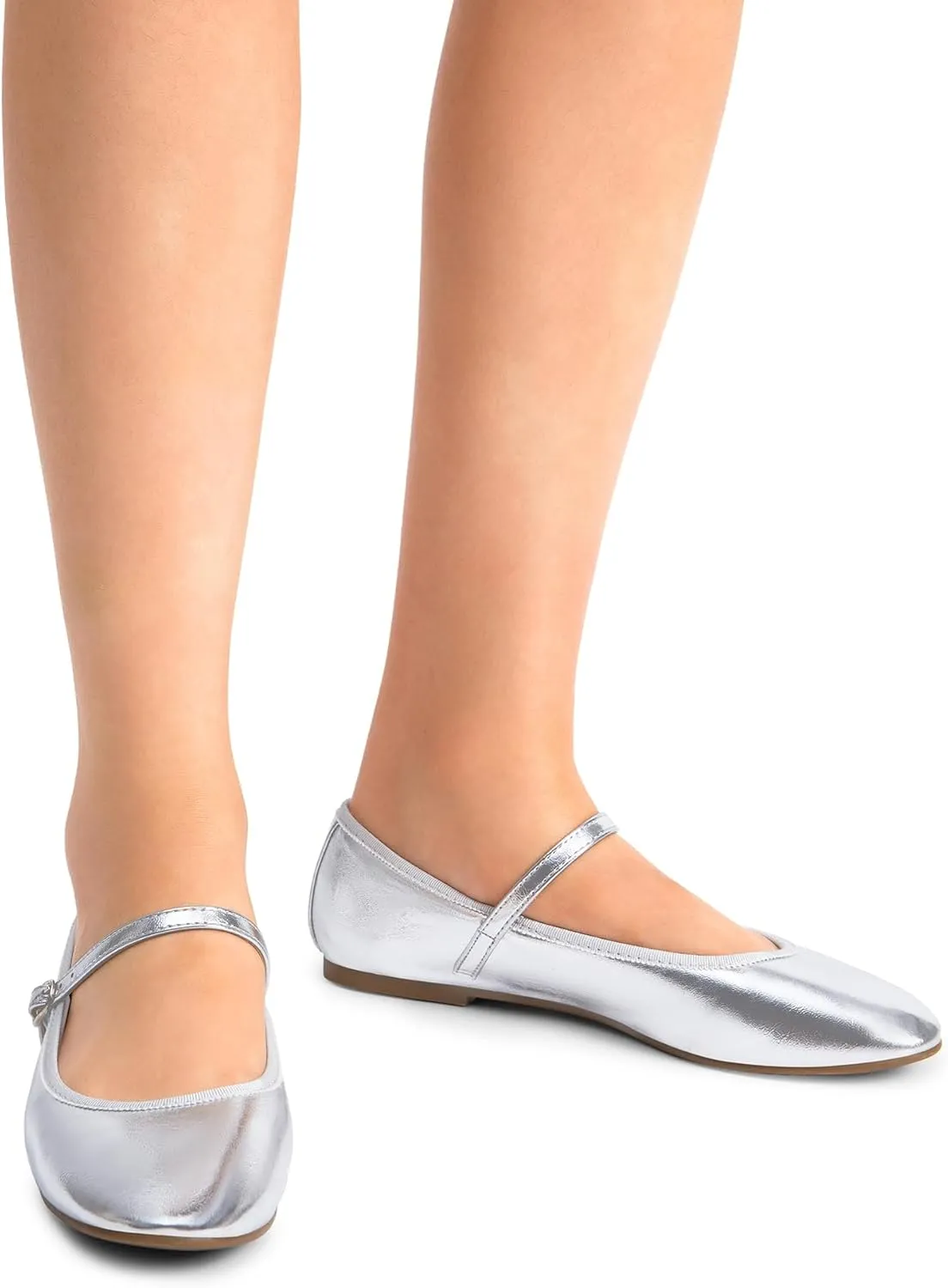 DREAM PAIRS Women's Ballet Flats Mary Jane Shoes, Round Toe Comfortable Dressy Casual Slip-on Work Daily Soft Flat Shoes