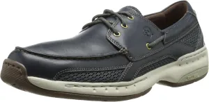 Dunham Men's Captain Boat Shoe,Navy,8 D US