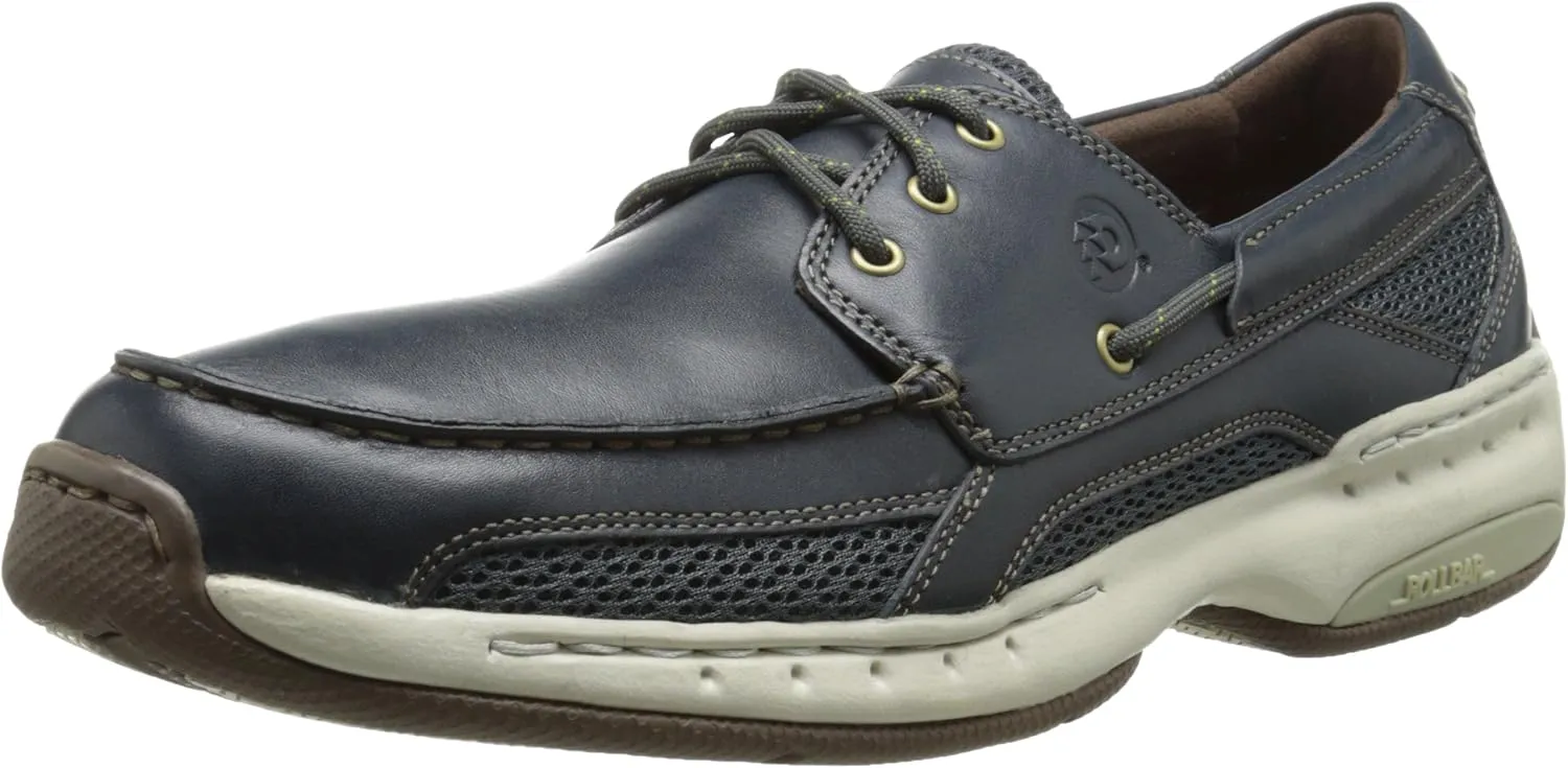 Dunham Men's Captain Boat Shoe,Navy,8 D US