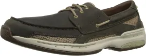 Dunham Men's Captain Boat Shoe,Olive,11.5 4E US