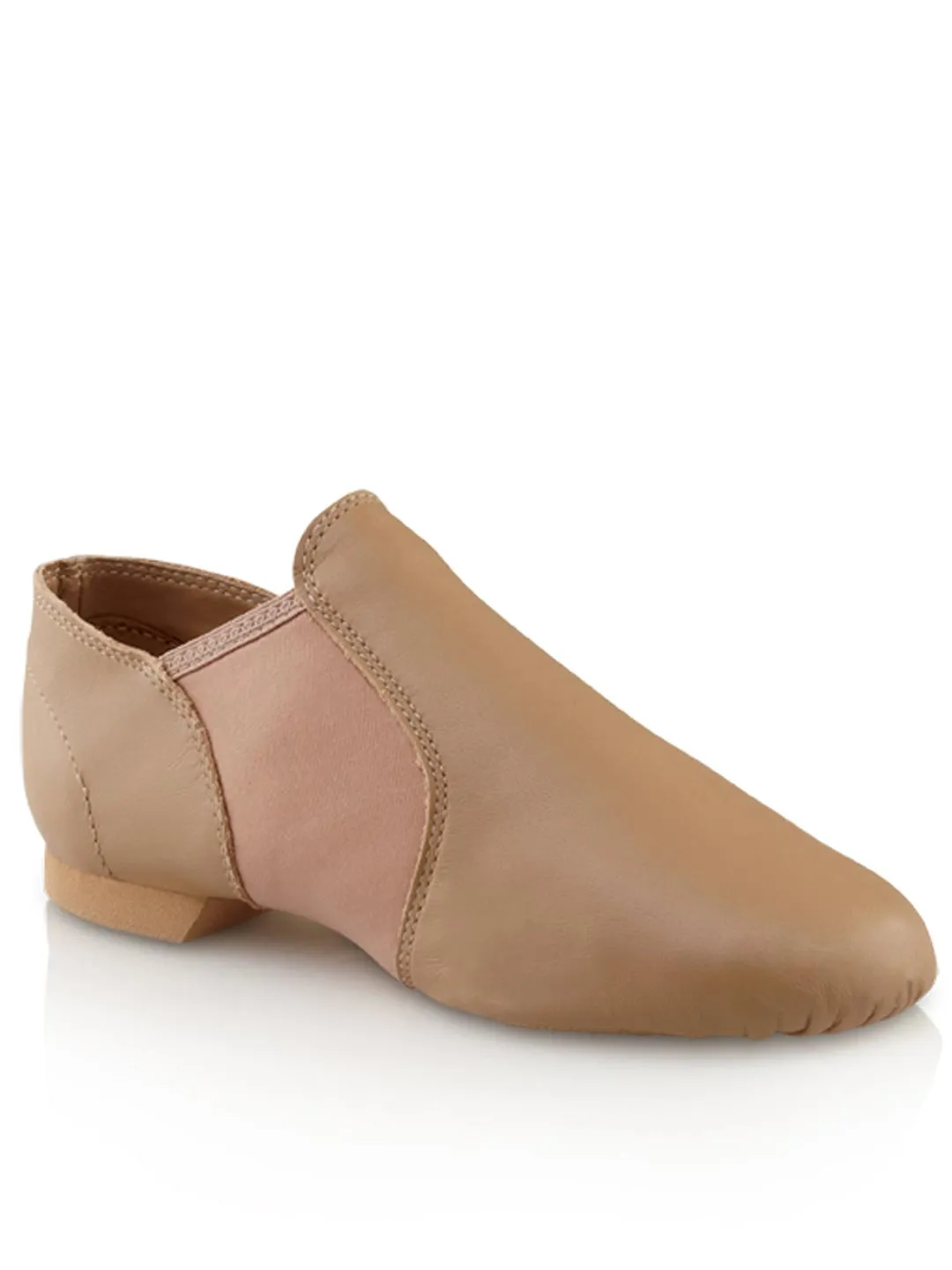 E-Series Slip On Jazz Shoes Child - Caramel