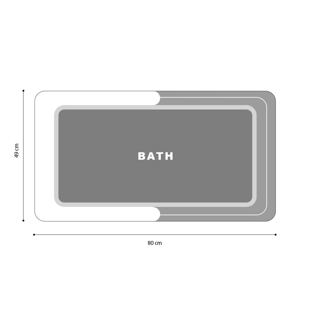 Earth Bath Mat – Quick-Dry & Non-Slip