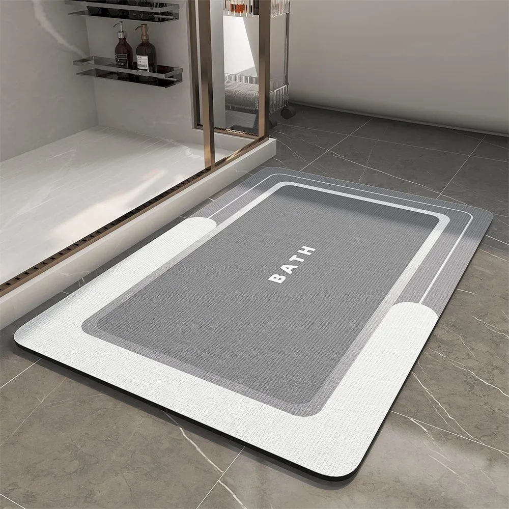 Earth Bath Mat – Quick-Dry & Non-Slip