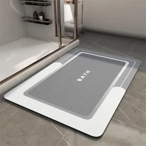 Earth Bath Mat – Quick-Dry & Non-Slip