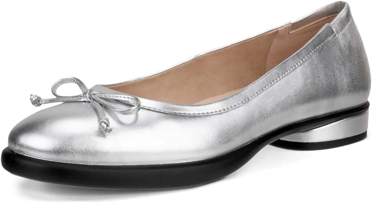 ECCO Women's Sculpted Luxe Ballerina Bow Ballet Flat