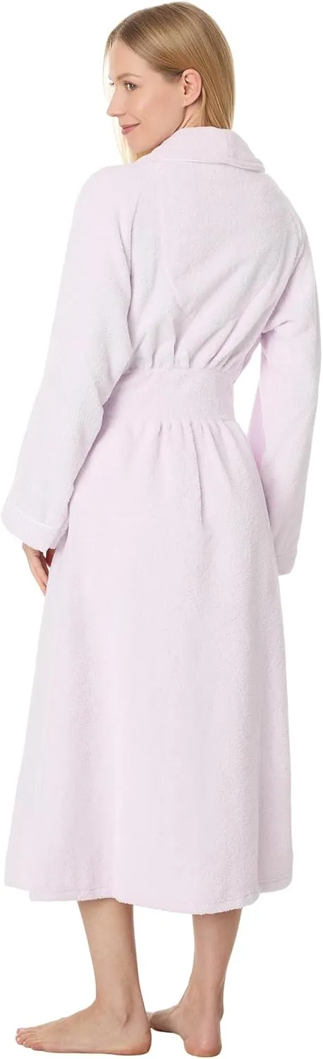 Eileen West womens Long Wrap Robe With Long Sleeves