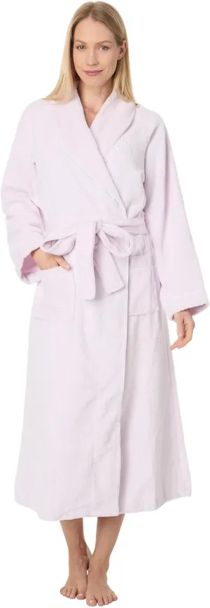 Eileen West womens Long Wrap Robe With Long Sleeves