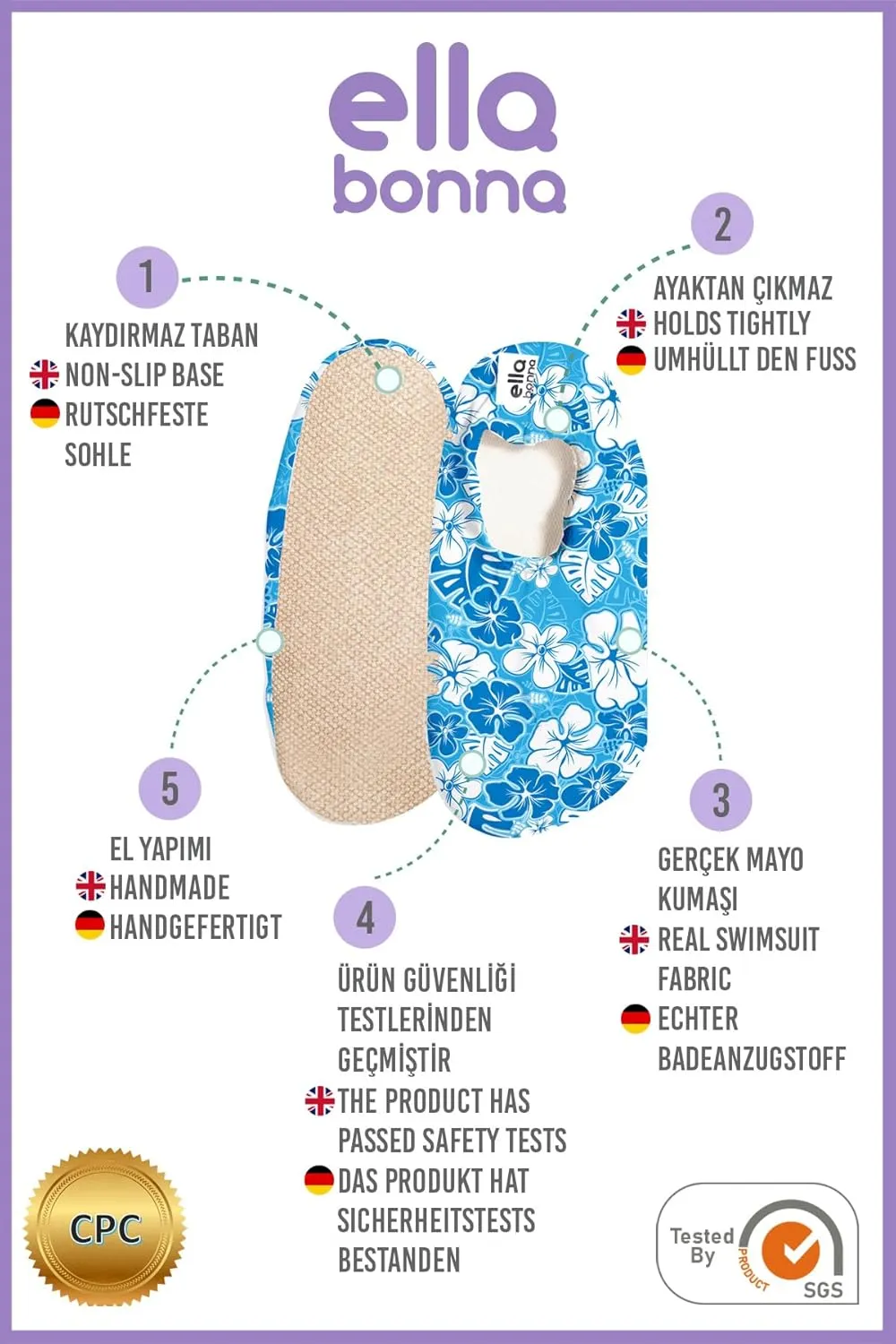 Ella Bonna Baby Water Shoes Quick Dry Girls Boys Sea Slippers Infant Beach Pool Socks Toddler Swim Aqua Months