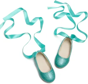 ESTINE Toddler/Little Kid Girls Dress Mary Jane Flats Flowers Fashion Princess Ballet Shoes