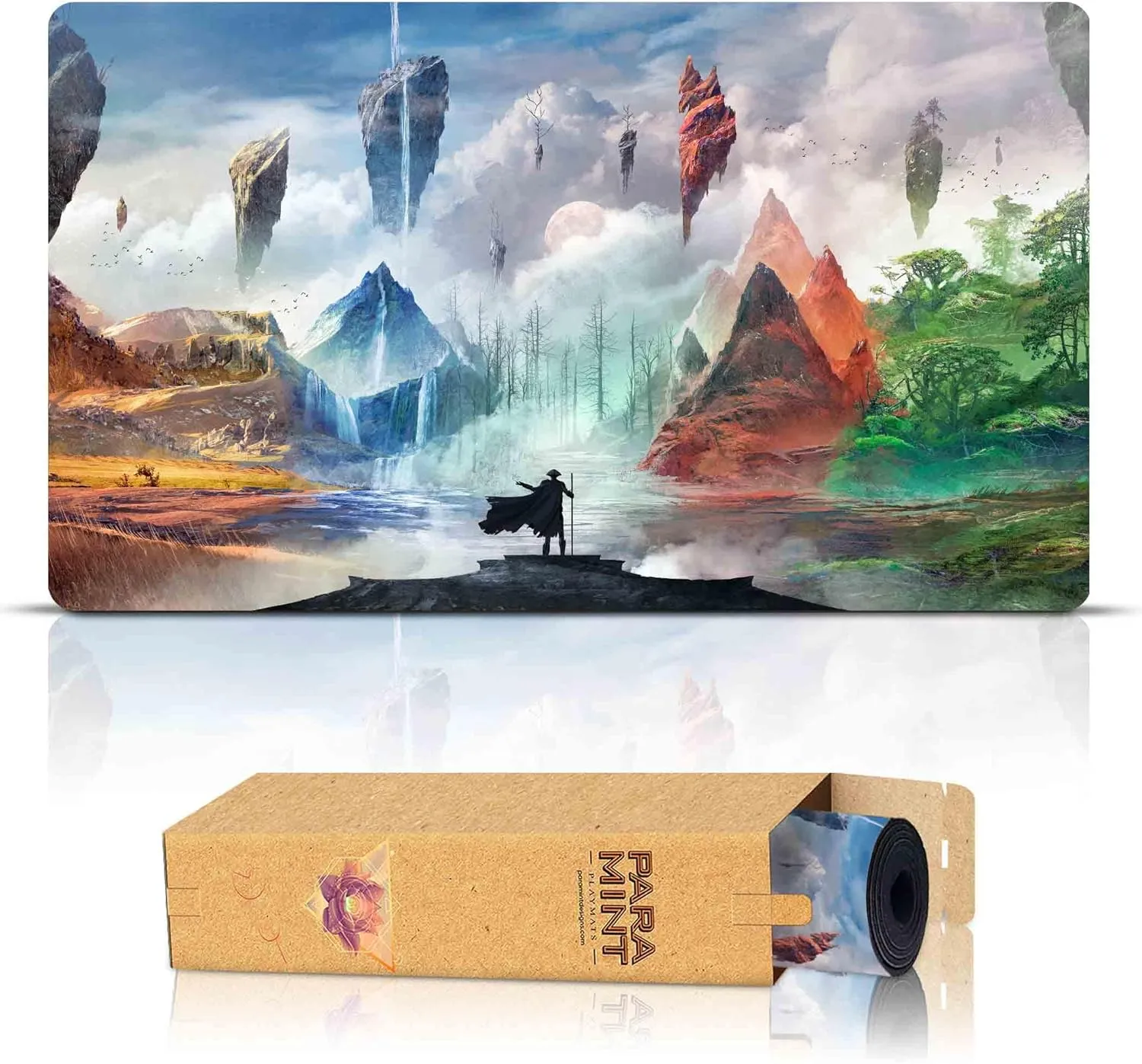 Eternal Wanderer (Stitched) - MTG Playmat - Compatible with Magic The Gathering Playmat - Play MTG, YuGiOh, TCG - Original Play Mat Art Designs & Accessories
