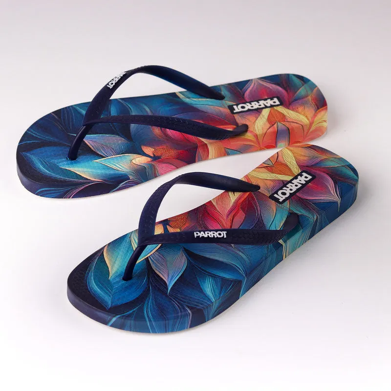 Ethereal Bloom Slippers-Multicolors
