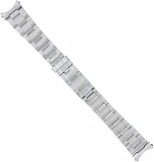 Ewatchparts Stainless Steel Oyster Watch Band With Flip Lock Clasp Compatible With Rolex Submariner 1680
