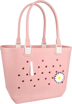 Extra Large Rubber Tote Bag for Beach, Pool, Boat. Waterproof, Lightweight- Parent