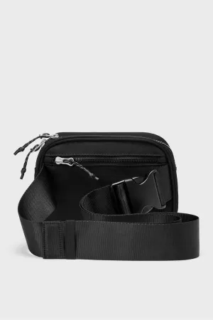 Fabletics The Belt Bag, Quick Dry, Zip Pockets, Black, OS
