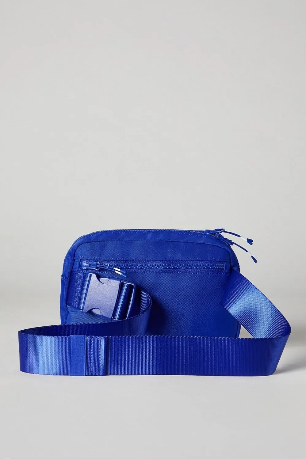 Fabletics The Big Belt Bag, Quick Dry, Zip Pockets, Hidden Pockets, Reflective, Admiral Blue, OS