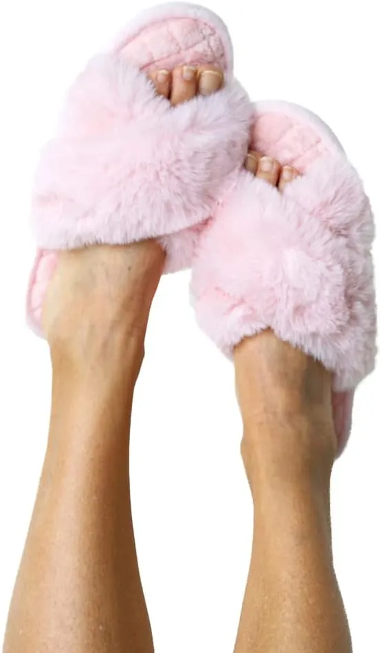 Faceplant Dreams Furry Slide House Slippers