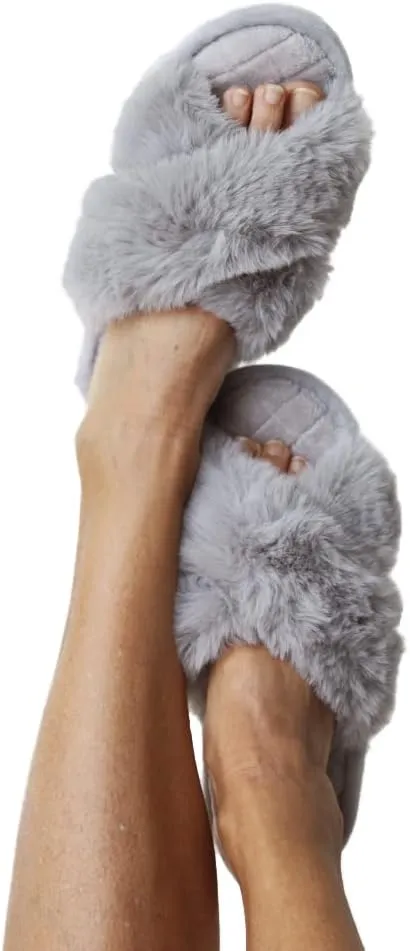 Faceplant Dreams Furry Slide House Slippers