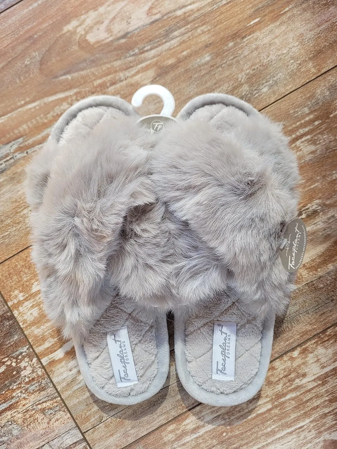 Faceplant Dreams Furry Slide House Slippers