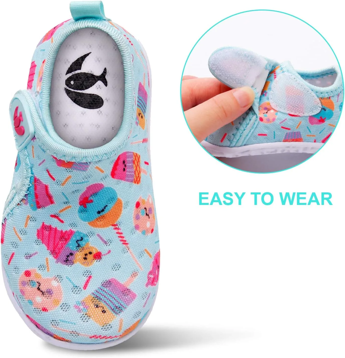 FEETCITY Baby Boys Girls Water Sport Shoes Barefoot Kids Aqua Socks Quick-Dry Beach Swim Pool Shoes