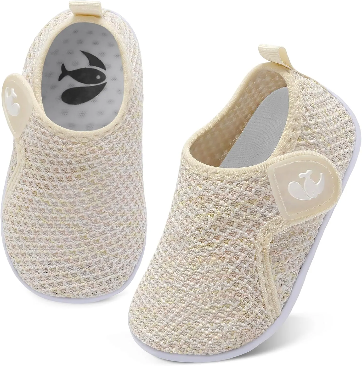 FEETCITY Boys Girls Water Shoes Kids Aqua Socks Quick Dry Barefoot for Beach Swimming Pool