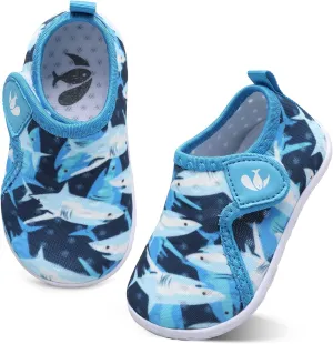 FEETCITY Boys Girls Water Shoes Kids Aqua Socks Quick Dry Barefoot for Beach Swimming Pool