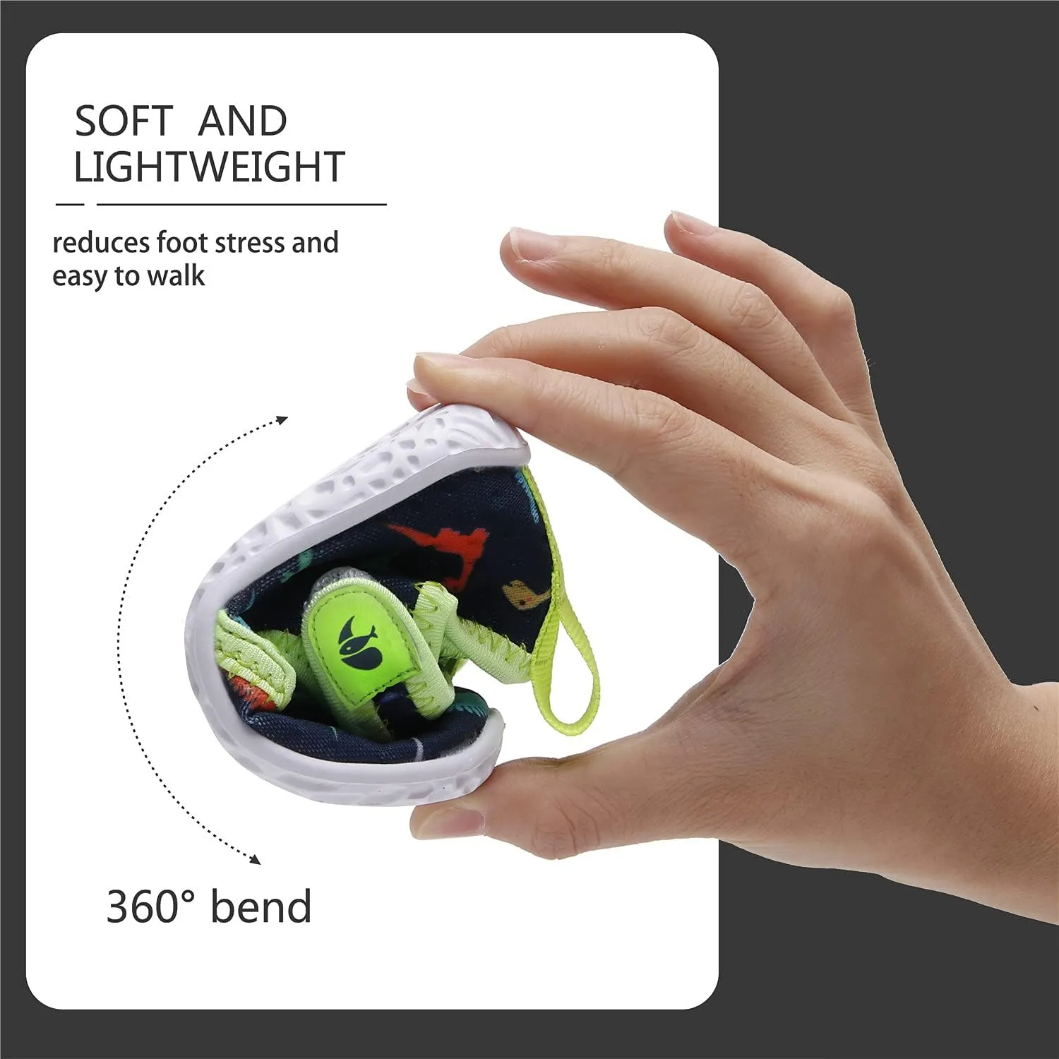 FEETCITY Boys Girls Water Shoes Kids Aqua Socks Quick Dry Barefoot for Beach Swimming Pool