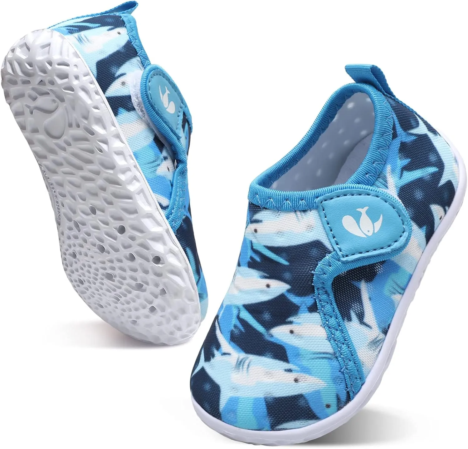 FEETCITY Boys Girls Water Shoes Kids Aqua Socks Quick Dry Barefoot for Beach Swimming Pool