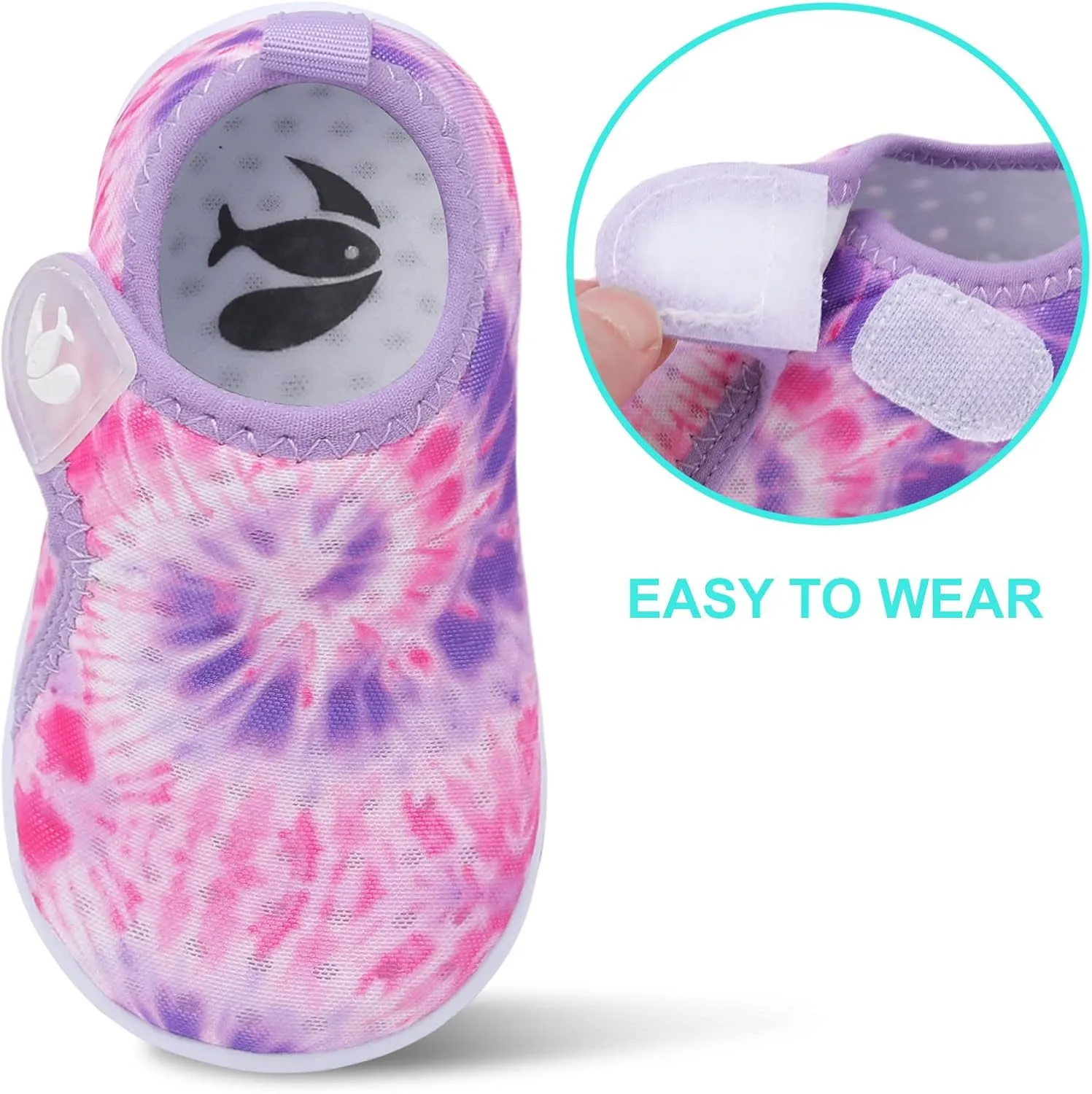 FEETCITY Boys Girls Water Shoes Kids Aqua Socks Quick Dry Barefoot for Beach Swimming Pool