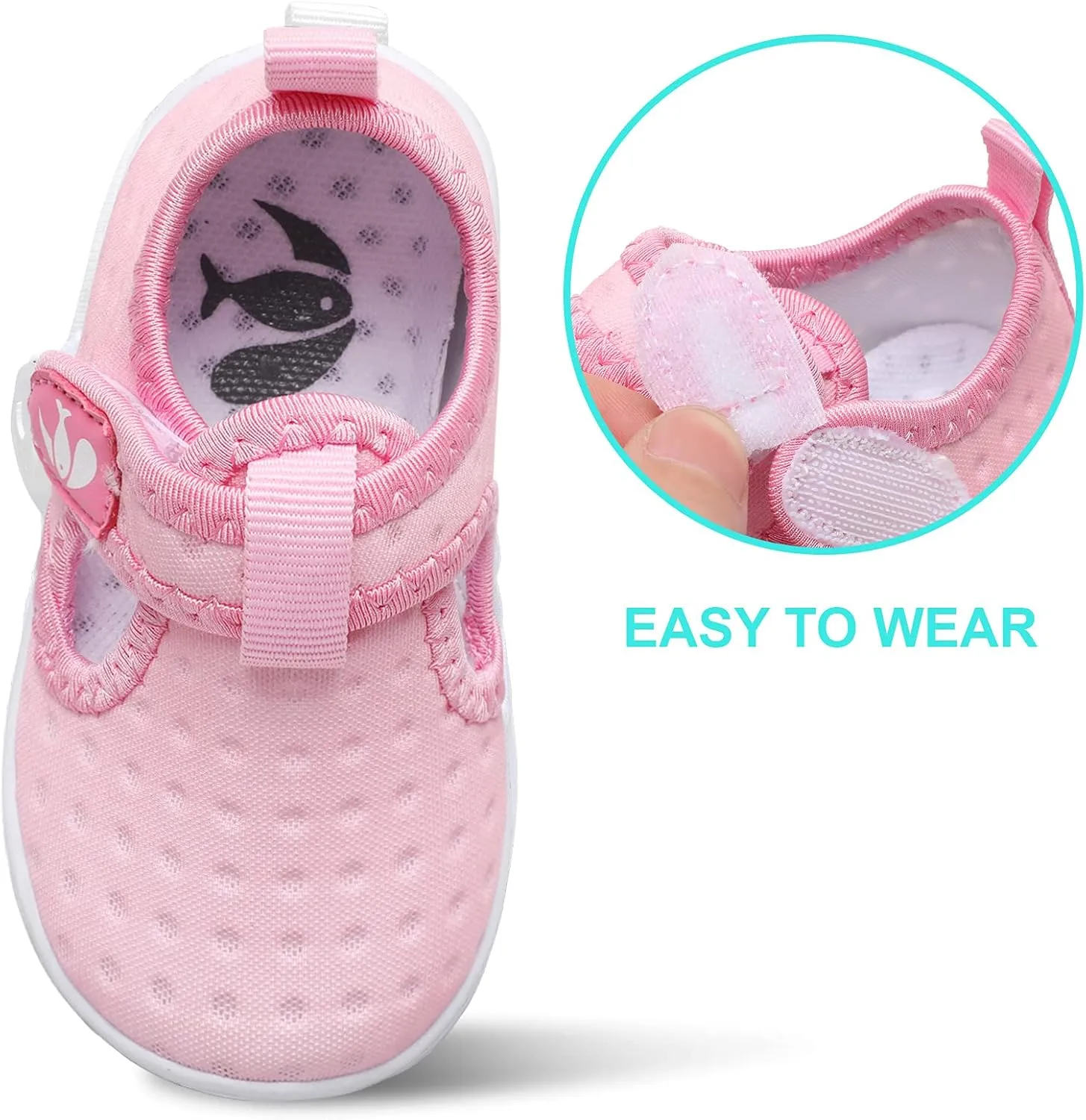 FEETCITY Boys Girls Water Shoes Kids Aqua Socks Quick Dry Barefoot for Beach Swimming Pool