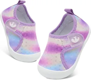 FEETCITY Wide Baby Water Shoes Boys Girls Barefoot Shoes Quick-Dry Kids Aqua Socks for Beach Swim Pool