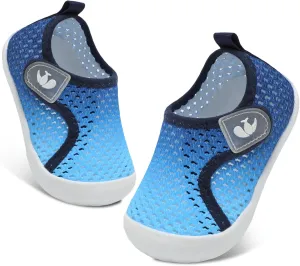 FEETCITY Wide Baby Water Shoes Boys Girls Barefoot Shoes Quick-Dry Kids Aqua Socks for Beach Swim Pool