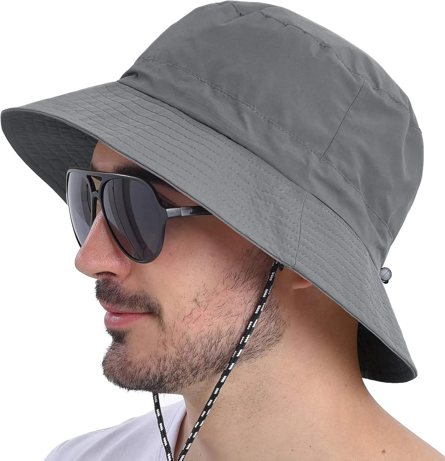FEICUI Men Women Outdoor Bucket Hat Quick Dry Packable UV Protection Boonie Sun Hat