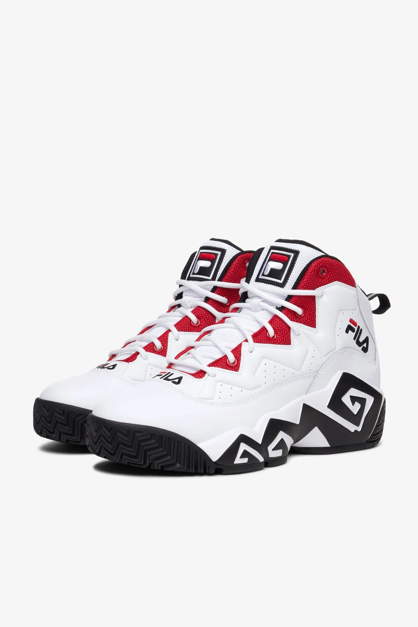 Fila MB Men's Leather Athletic Basketball Shoes