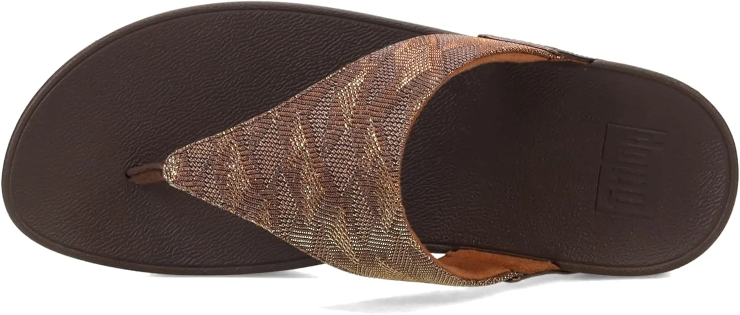 FitFlop Womens ThongLULU Glitz Toe-Post Sandals