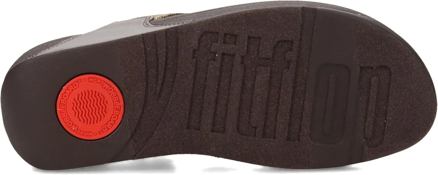 FitFlop Womens ThongLULU Glitz Toe-Post Sandals