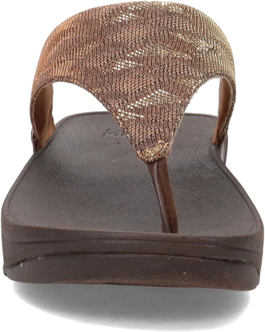 FitFlop Womens ThongLULU Glitz Toe-Post Sandals