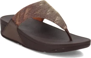 FitFlop Womens ThongLULU Glitz Toe-Post Sandals