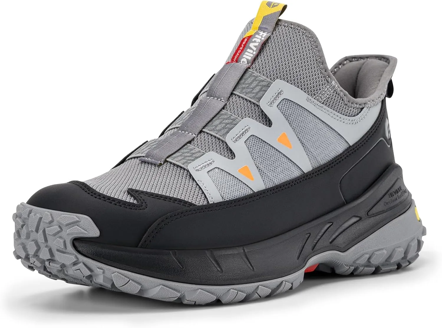 FitVille Extra Wide Sneakers for Men Slip-on Shoes, Soft Comfortable Mens Running Shoe, Slip Resistant Hiking Walking Shoes with Arch Support & Wide Toe Box