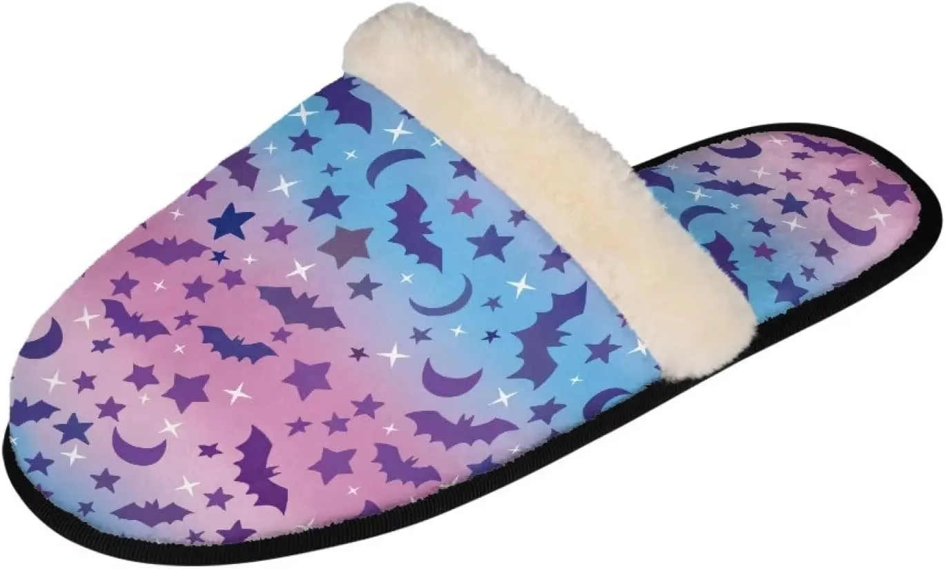 Flashideas House Slippers for Woman Fuzzy Keep Warm for Winter Indoor Soft Cushion Non-slip Fluffy Slides Slippers