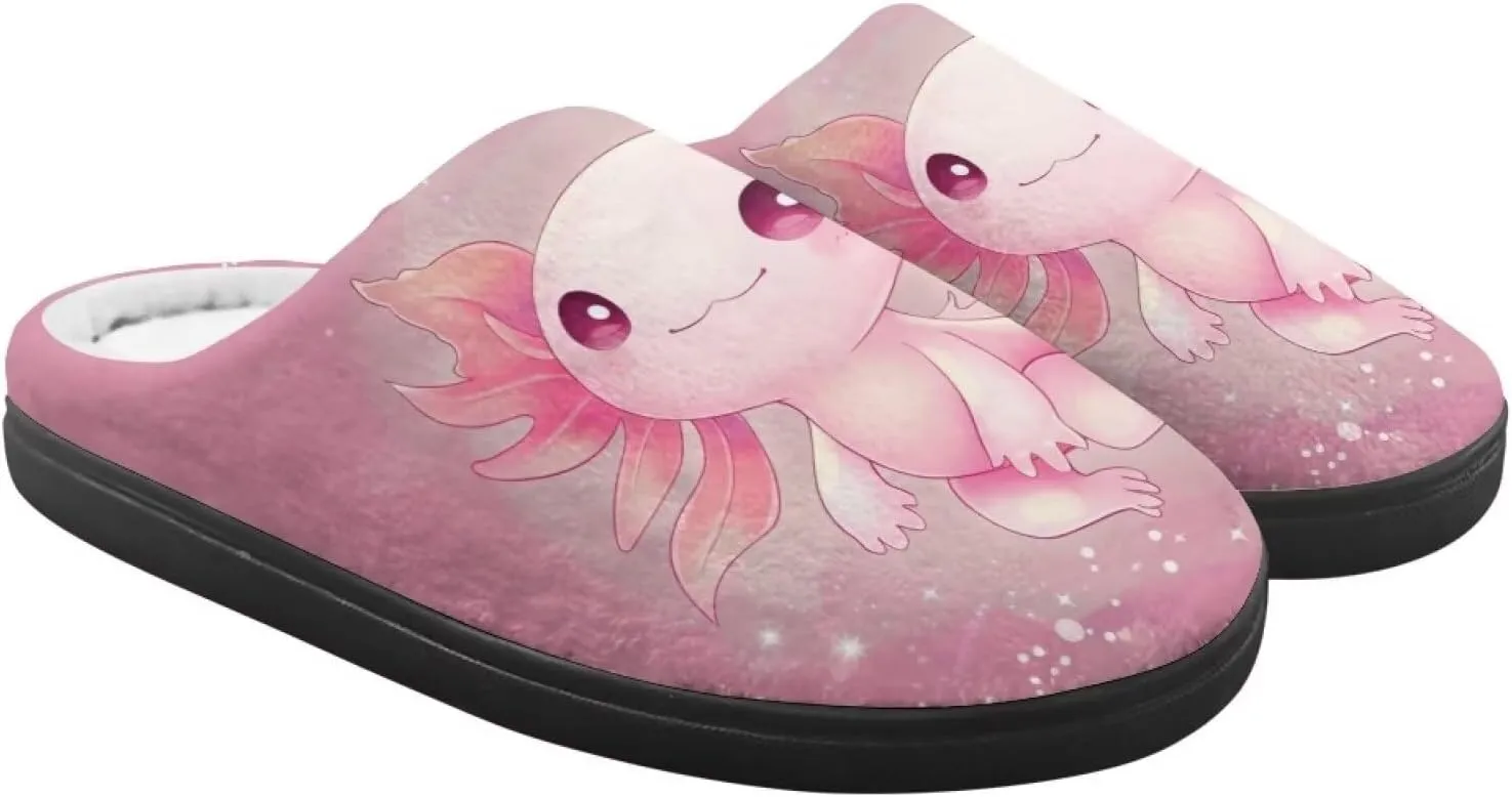 Flashideas Toddler Slippers Kids Fur Lined Warm Slip On Home Slippers Soft Plush Slippers