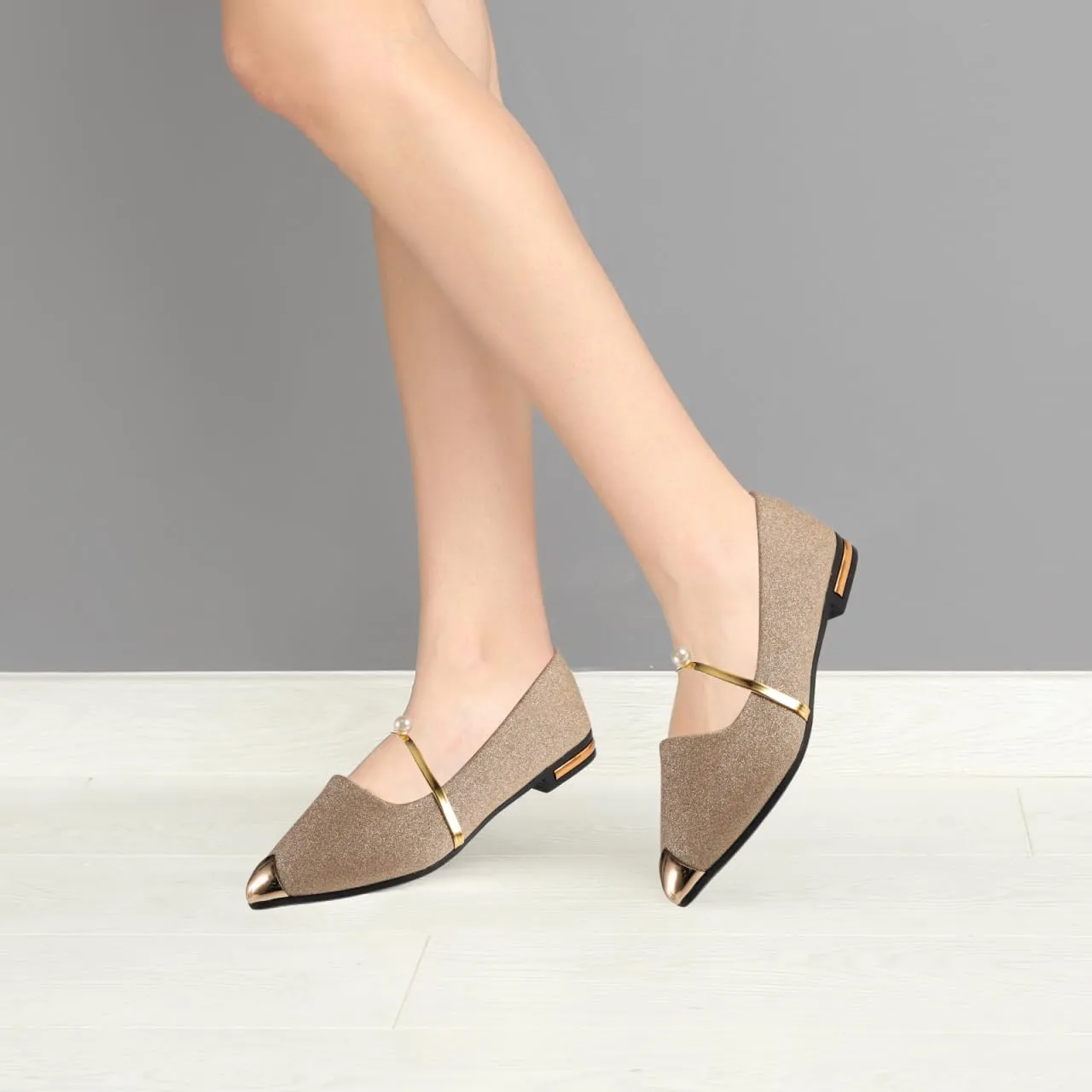 Flats for Women Pearl pumps Flat Single Shoes ballet flats Ballet Flat Shoes pointed toe loafers flat wedding shoes