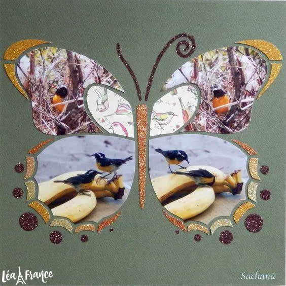 Flip Flop Butterfly - Seasonal Léa France® Stencil