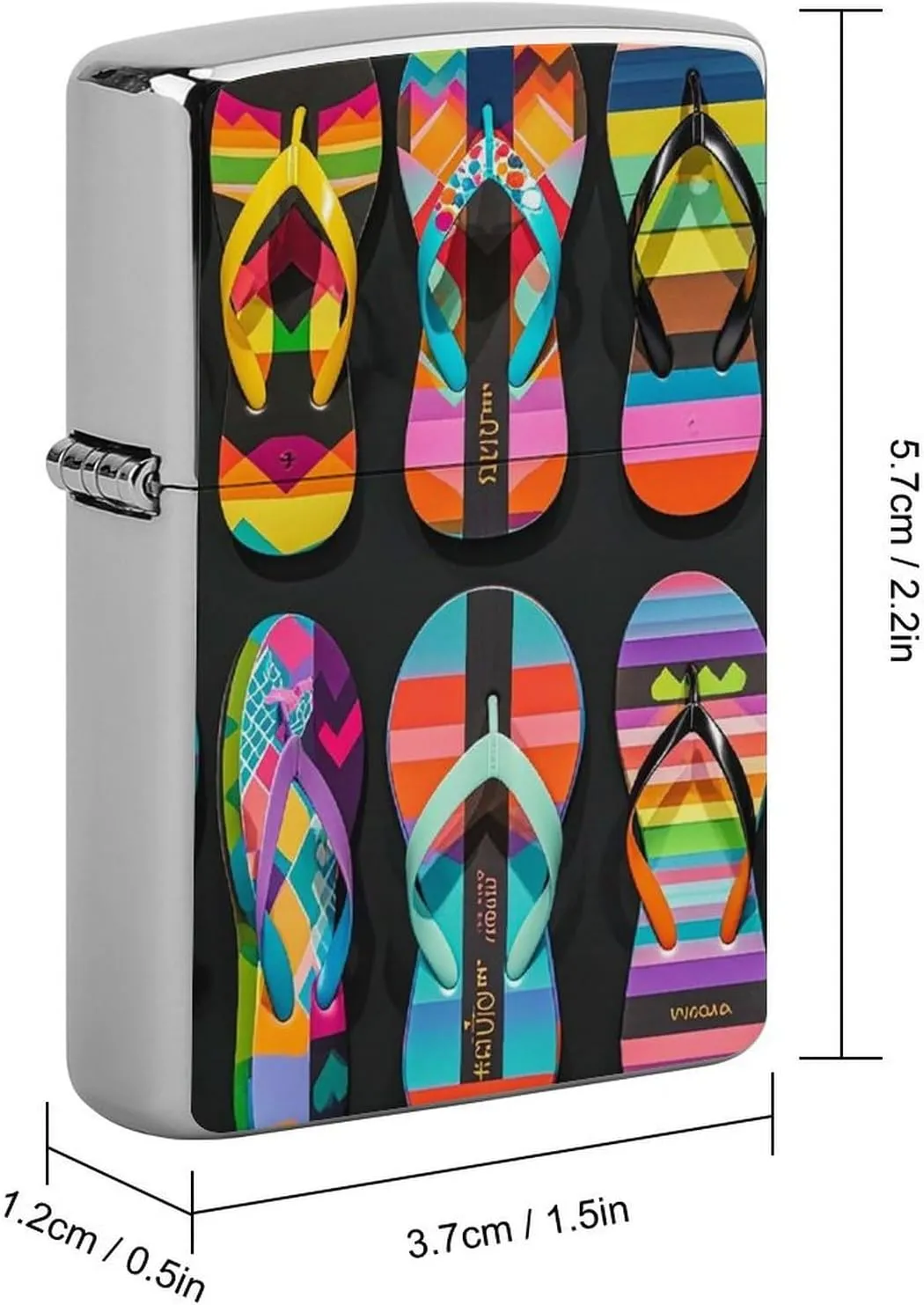 Flip Flops Lighter Case Fashionable Pocket Lighter Holder, Durable Protective Cover for Lighters