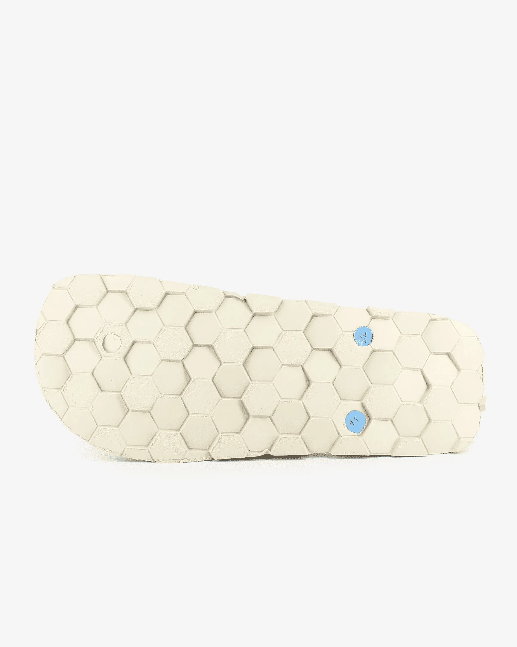 Flos Rubber Flip Flops | Off-White/Cornflower Blue