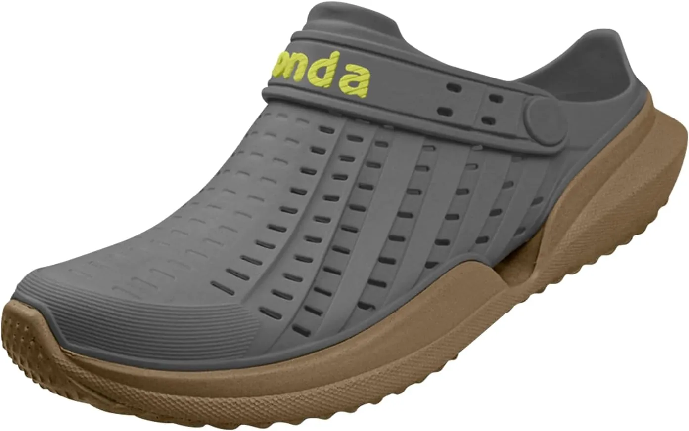 Flow Men Garden Clogs - Comfortable Recovery Shoes, Lightweight Waterproof Clogs, Sporty Style Slip-On, Breathable Quick-Dry Beach & Outdoor Water Sports Slippers