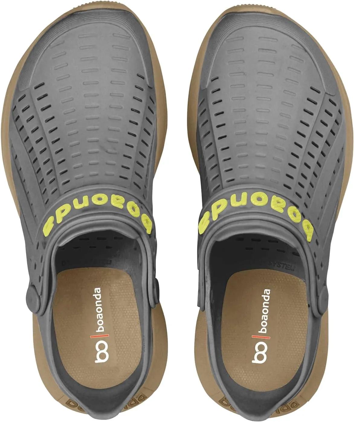 Flow Men Garden Clogs - Comfortable Recovery Shoes, Lightweight Waterproof Clogs, Sporty Style Slip-On, Breathable Quick-Dry Beach & Outdoor Water Sports Slippers