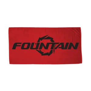 Fountain Red Lightweight Towel